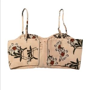Top shop floral corset top
